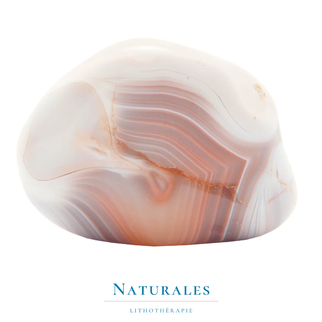 Agate abricot - émotions / humeur / vulnérabilité - Image 2