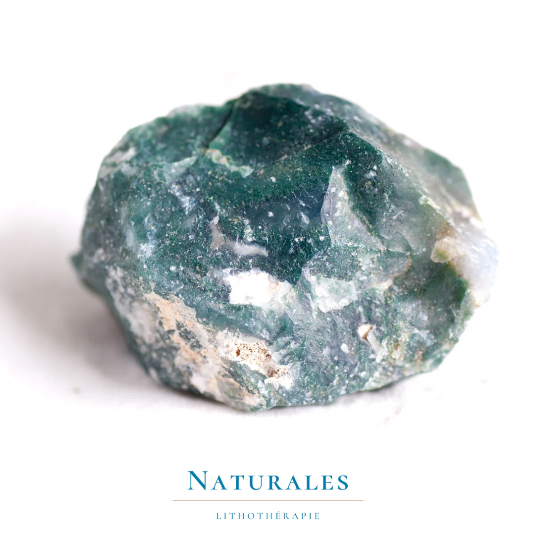 Agate mousse brute - nature / sagesse / grossesse