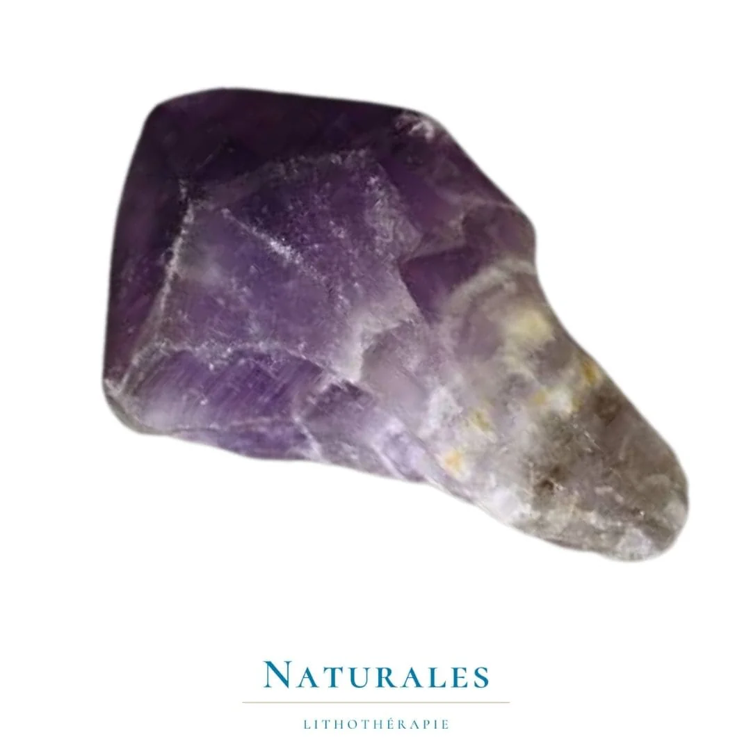 Amethyste chevron brute - sagesse / psychisme / stress