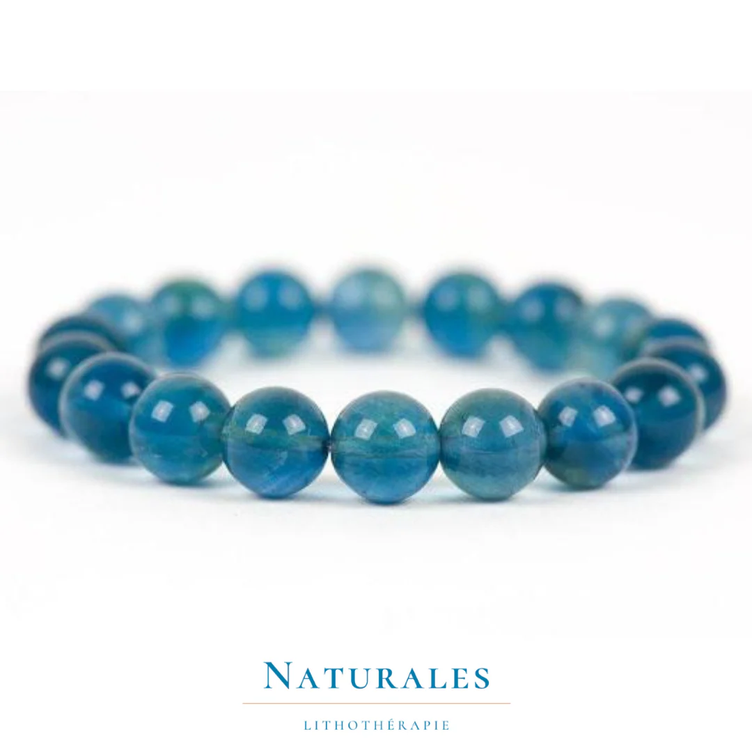 Bracelet fluorite bleue - stimulation cérébrale