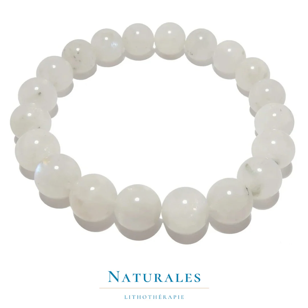 Bracelet pierre de lune - féminin sacré