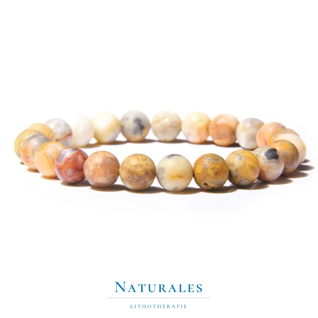 Bracelet agate crazy lace - Joie de vivre