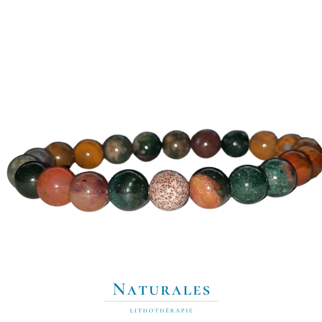 Bracelet Agate Océan - apaisement