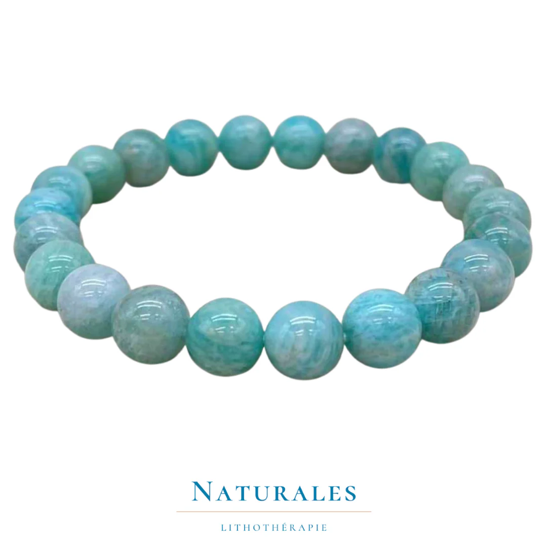 Bracelet amazonite - ondes électromagnétiques