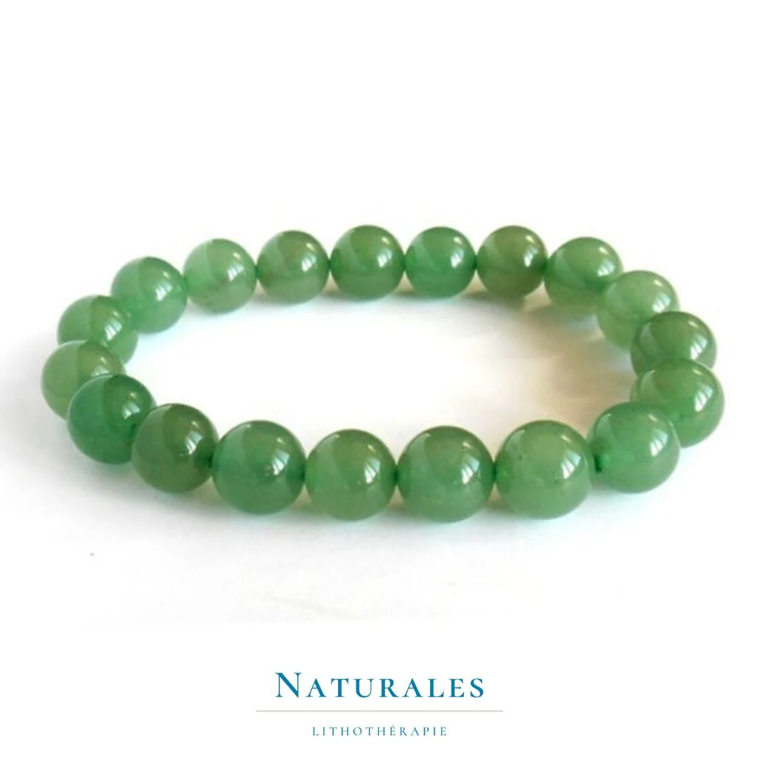 Bracelet aventurine verte - bonne humeur