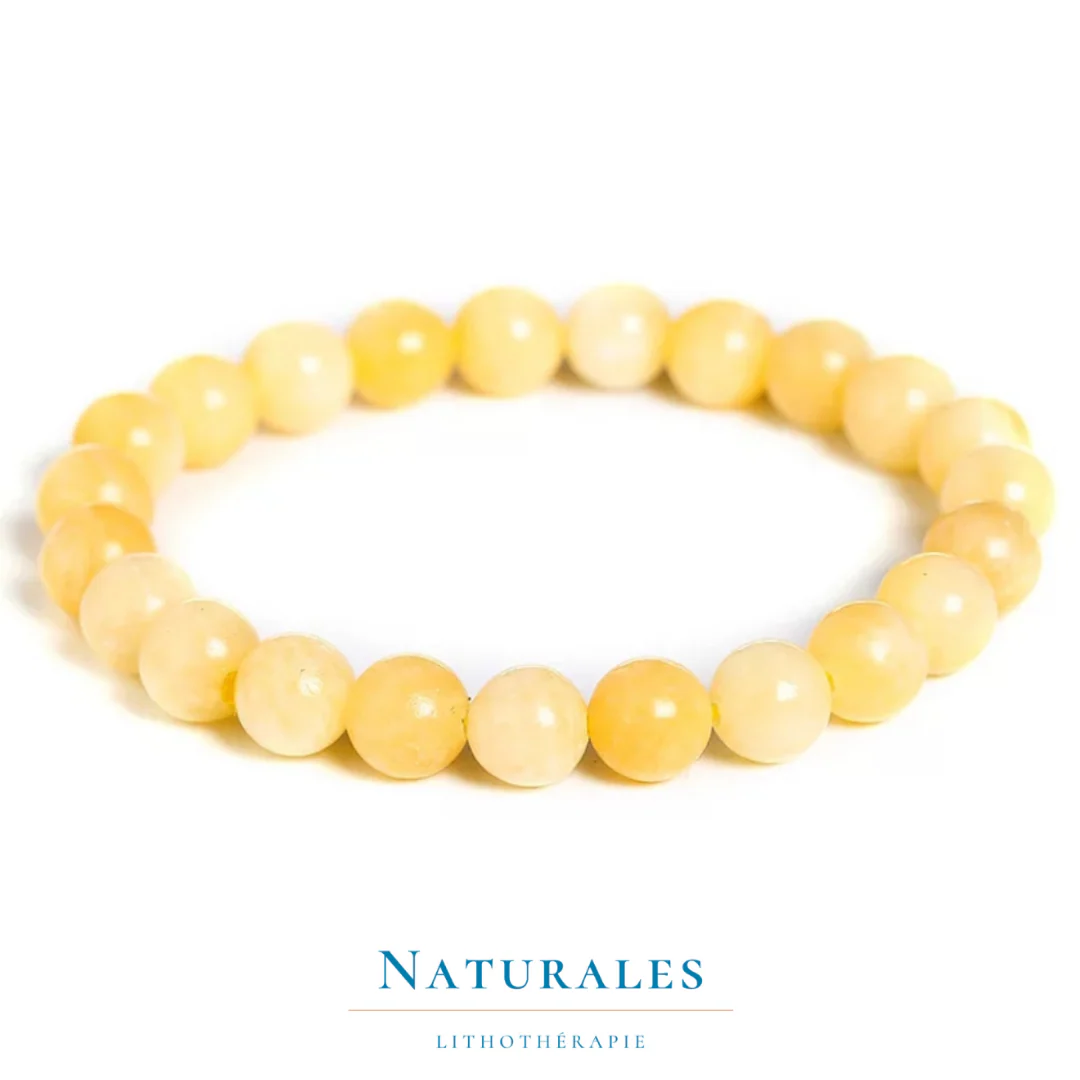 Bracelet Calcite jaune - Enthousiasme