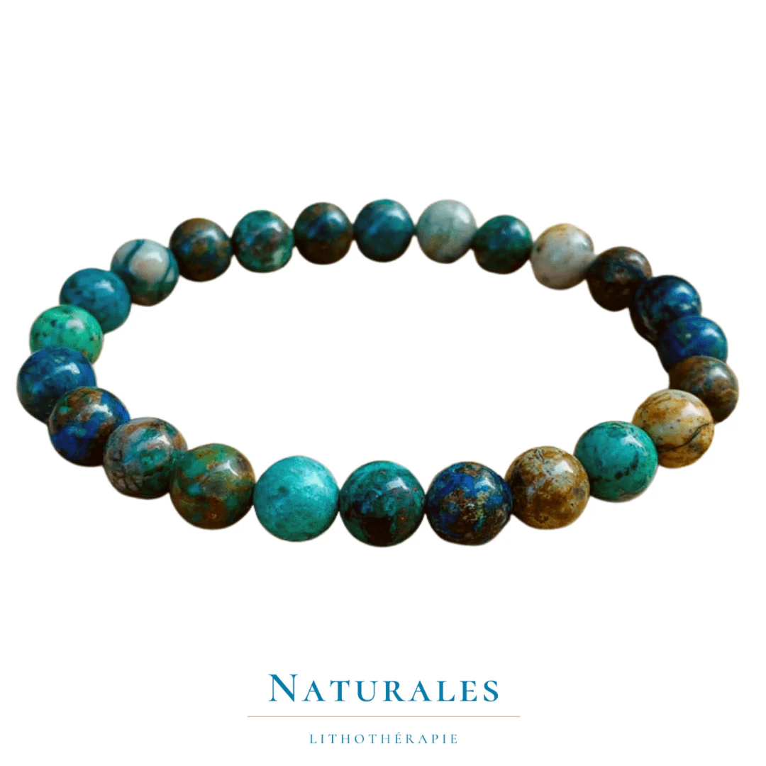 Bracelet chrysocolle - expression de soi