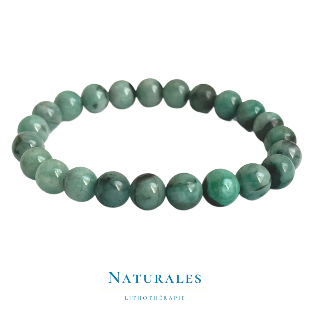 Bracelet émeraude (RARE) - apaisement / abondance / potentiel
