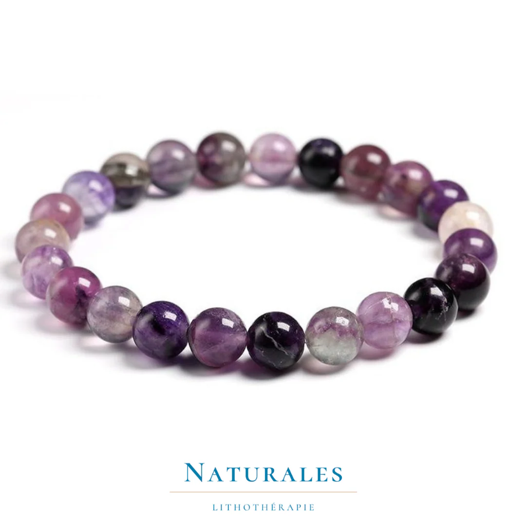 Bracelet fluorite violette - Intellect