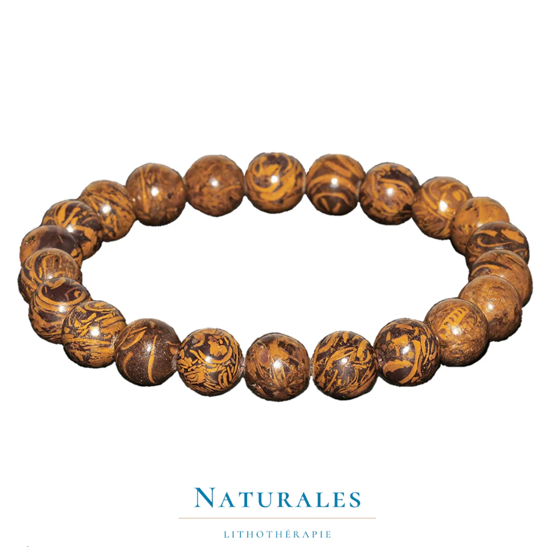 Bracelet Jaspe peau d'éléphant - protection