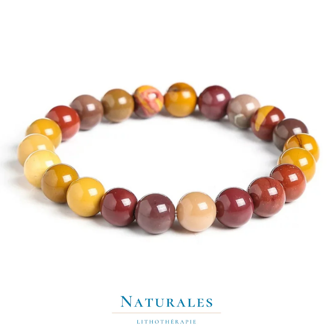 Bracelet Jaspe Mokaïte - élan de vie