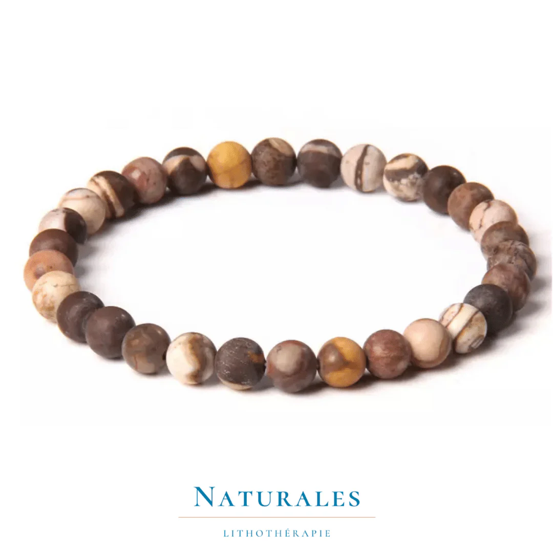 Bracelet Jaspe Zèbre - haut potentiel / réussite - Image 2