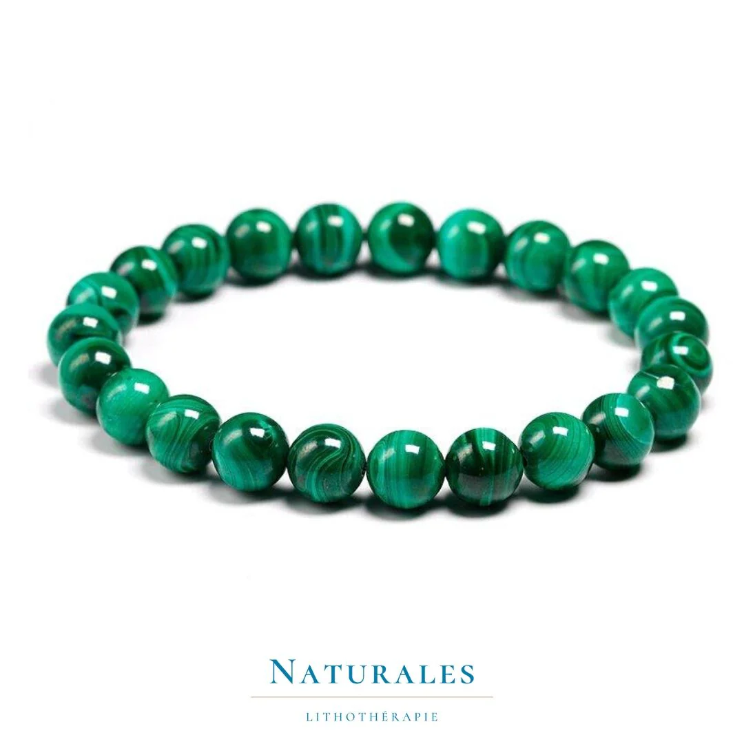Bracelet malachite - positivité