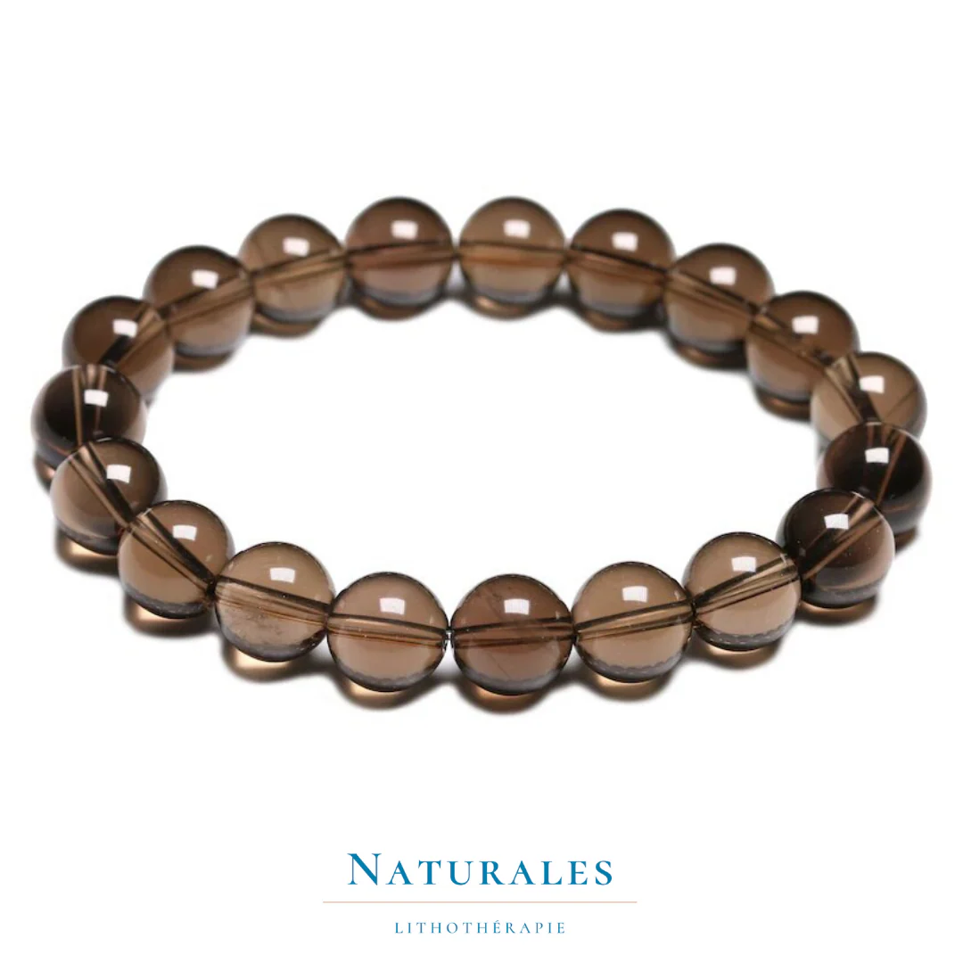 Bracelet Quartz fumé - croissance spirituelle