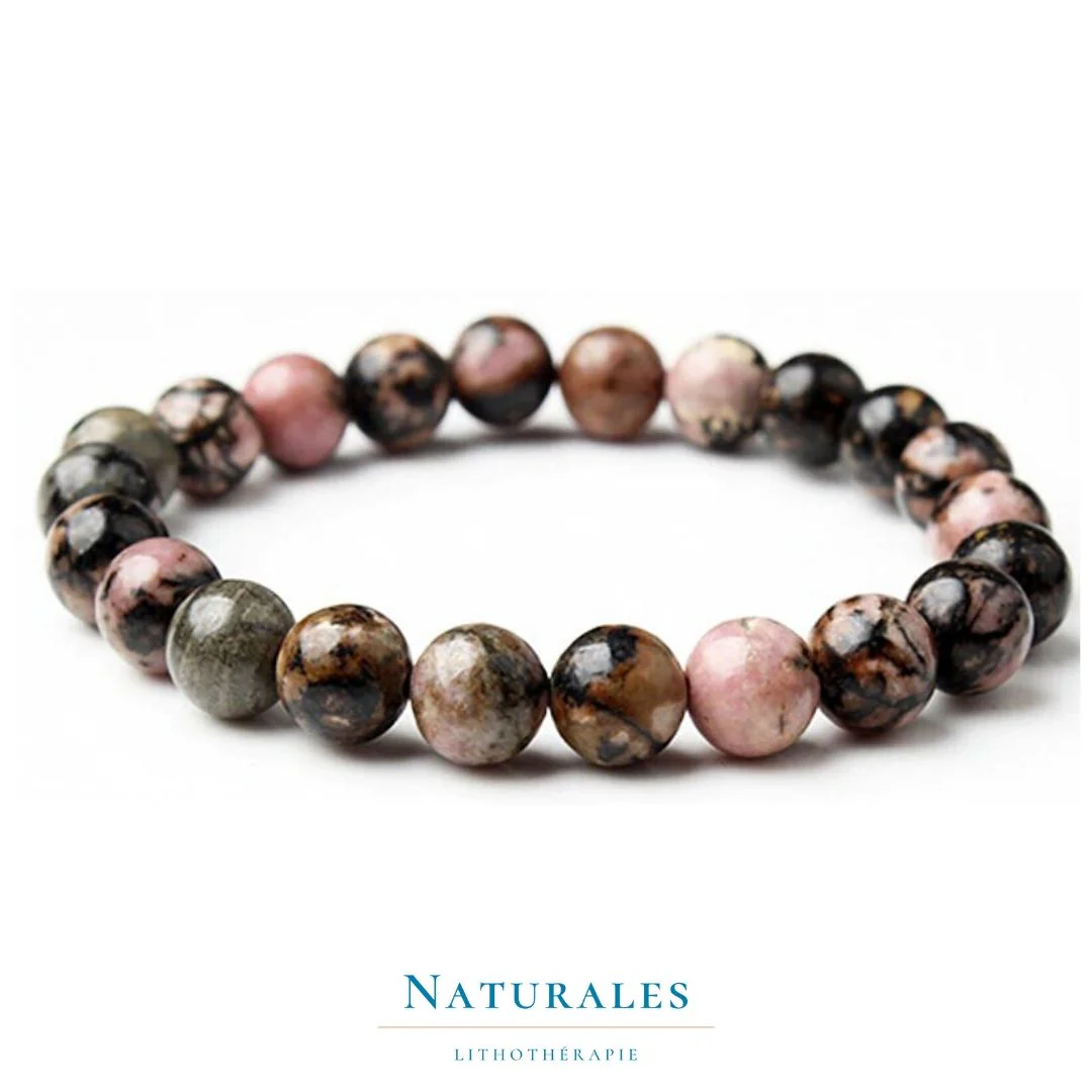 Bracelet Rhodonite - Blocages émotionnels