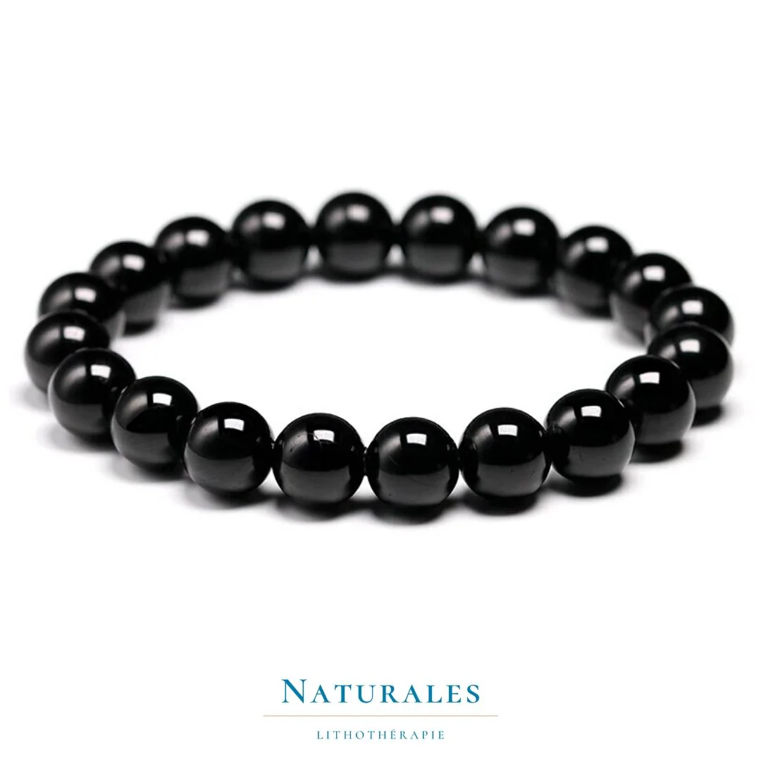 Bracelet tourmaline noire - Protection / ondes / traumatismes