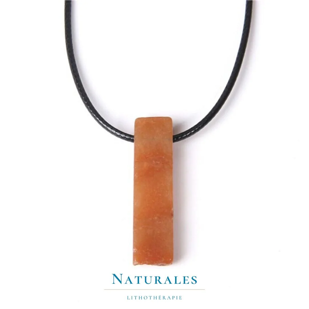 Collier aventurine rouge - procrastination / énergie / abondance - Image 2