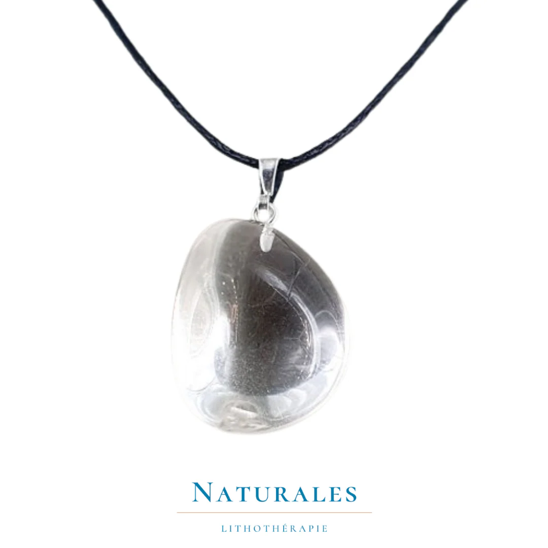 Collier cristal de roche - spiritualité