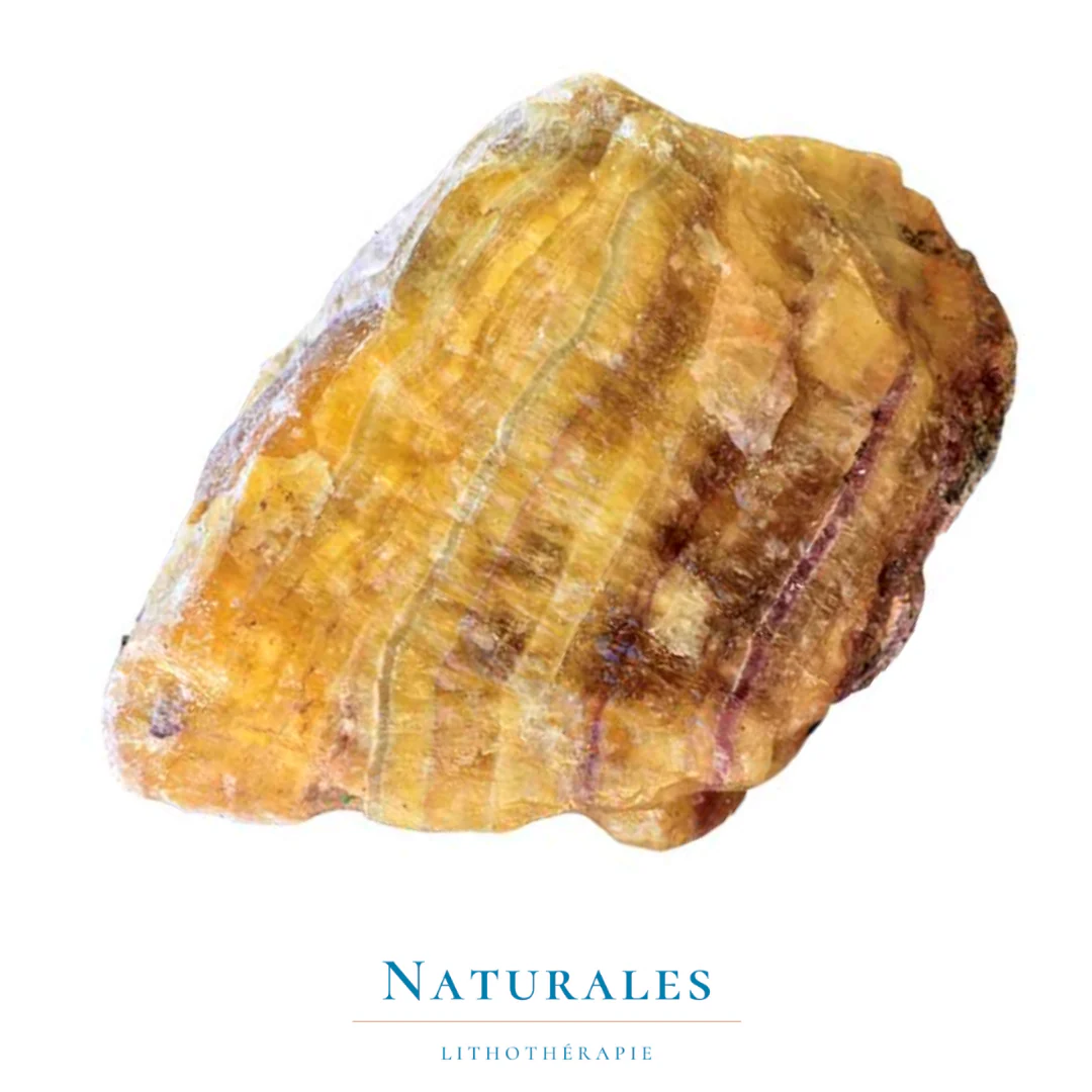 Fluorite jaune brute (RARE) - créativité / zone de génie / accomplissement