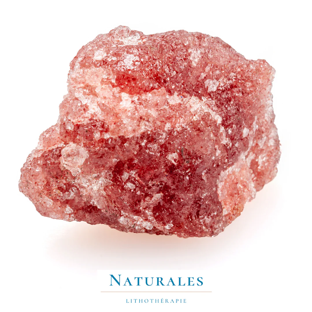 Quartz fraise - amour / stress / spiritualité